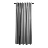 Zasłona z taśmą CASUAL CHIC 140x270 szar